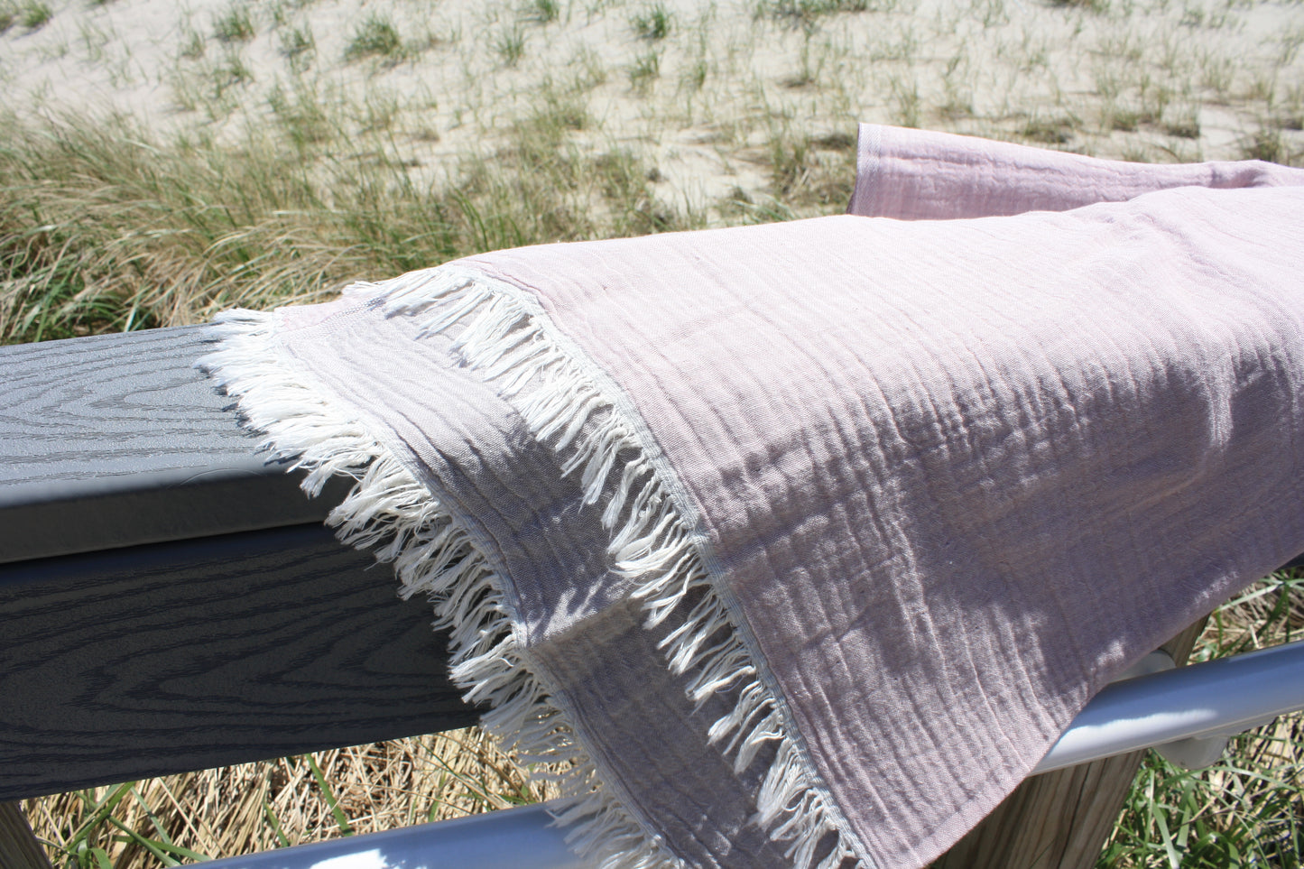 Organic Cotton Turkish Towel Pnk Muslin