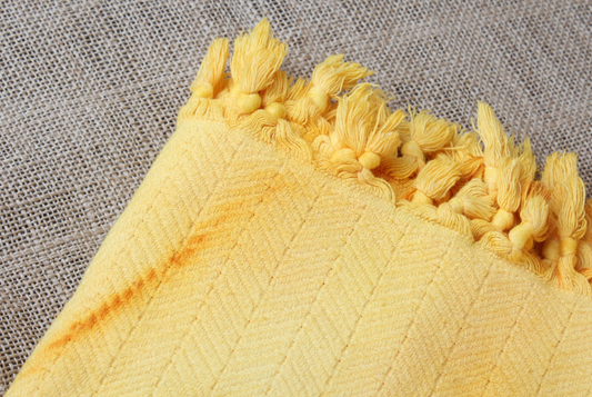 Organic Cotton Turkish Throw Sunburst