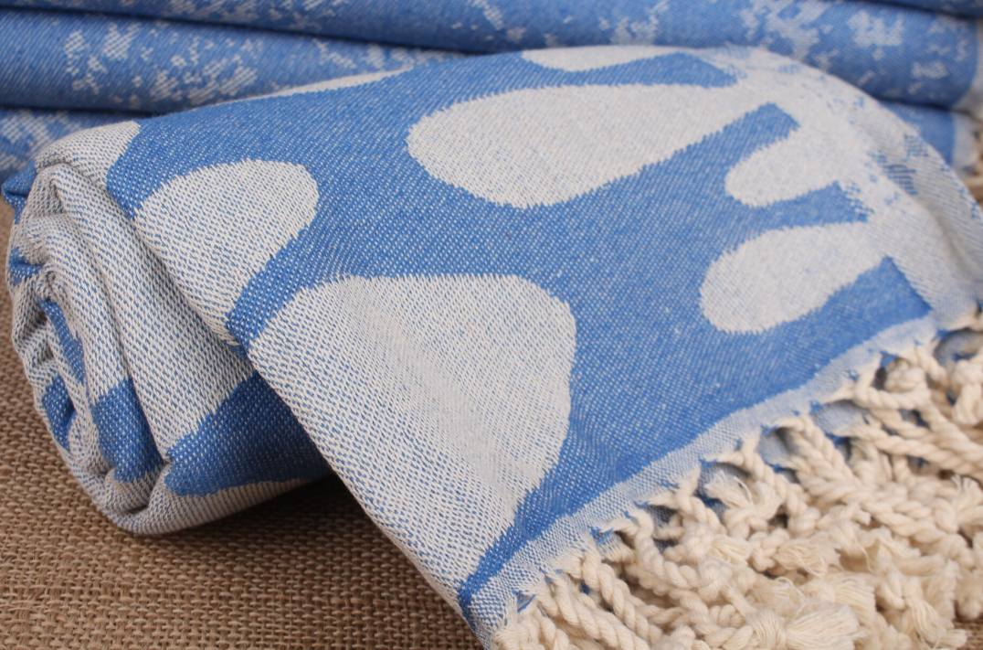 Organic Cotton Turkish Towel Turtle