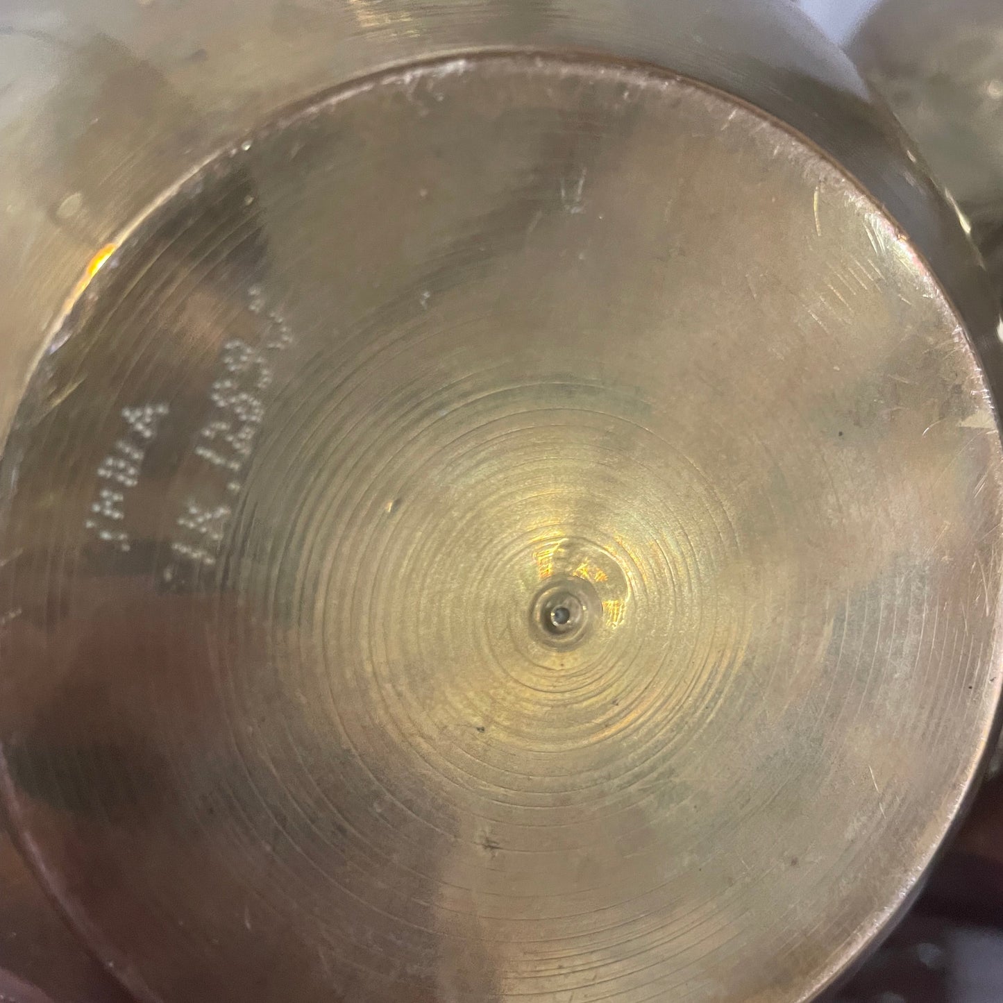 4 Piece Vintage Brass Turkish Tea Pots