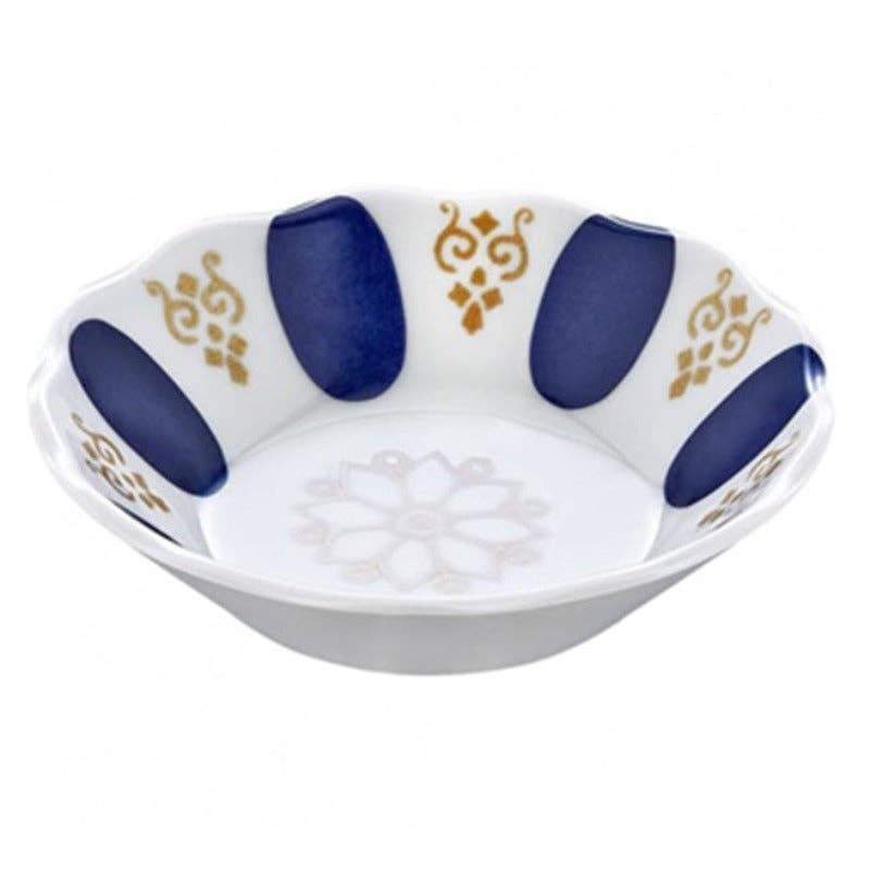 Turkish Teacups with Evil Eye Design with Saucers- Set of Six