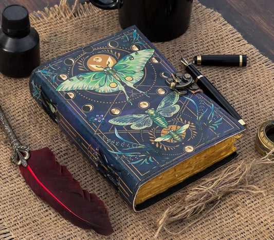 Leather Journal Butterfly