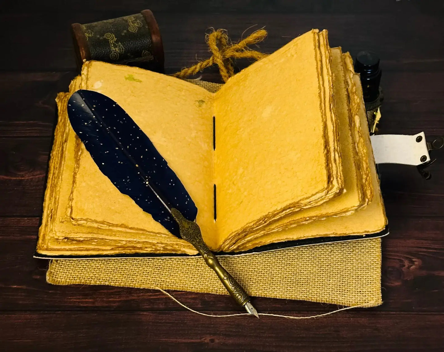 Leather Journal Compass