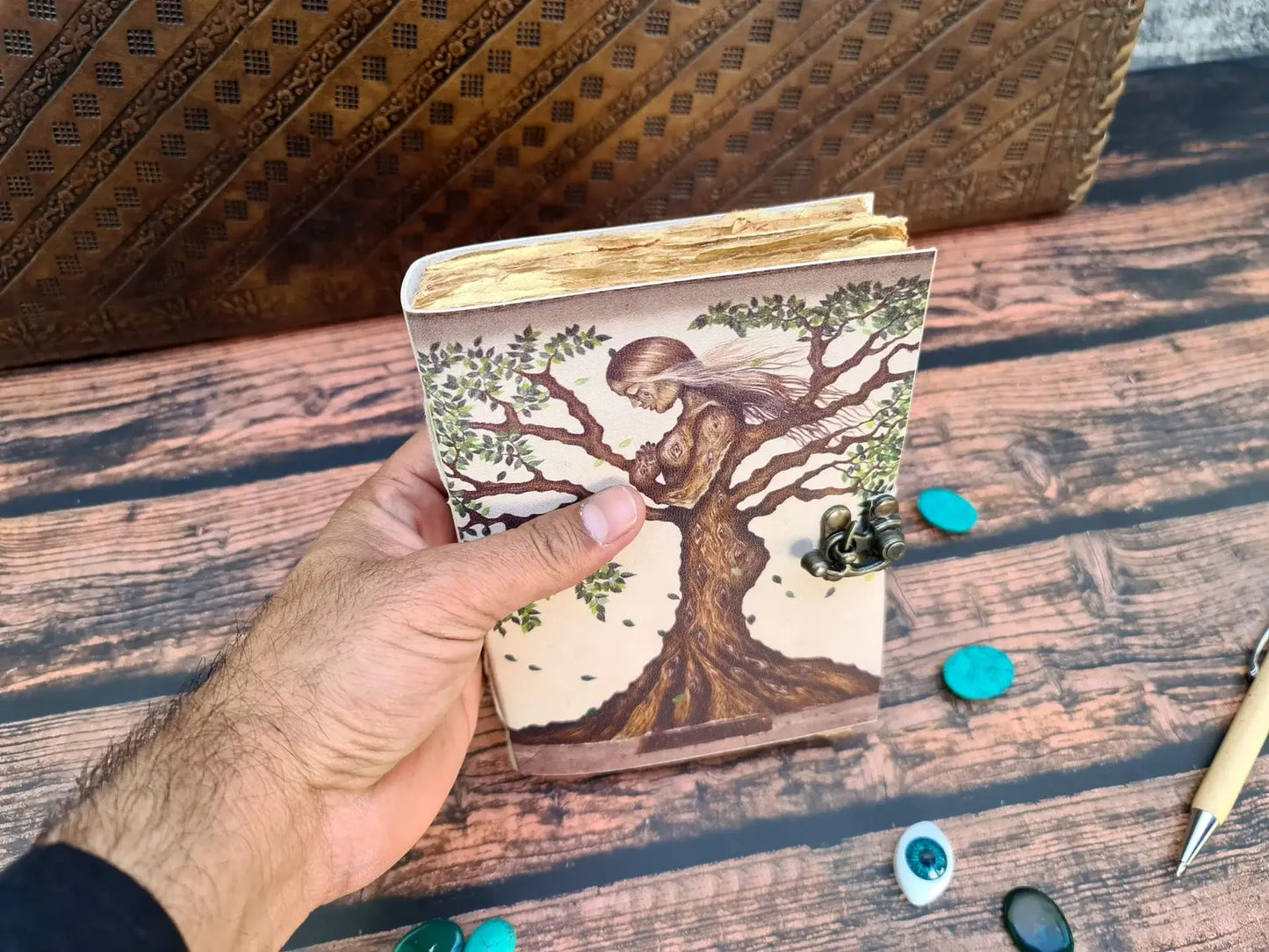 Leather Journal Tree of Life