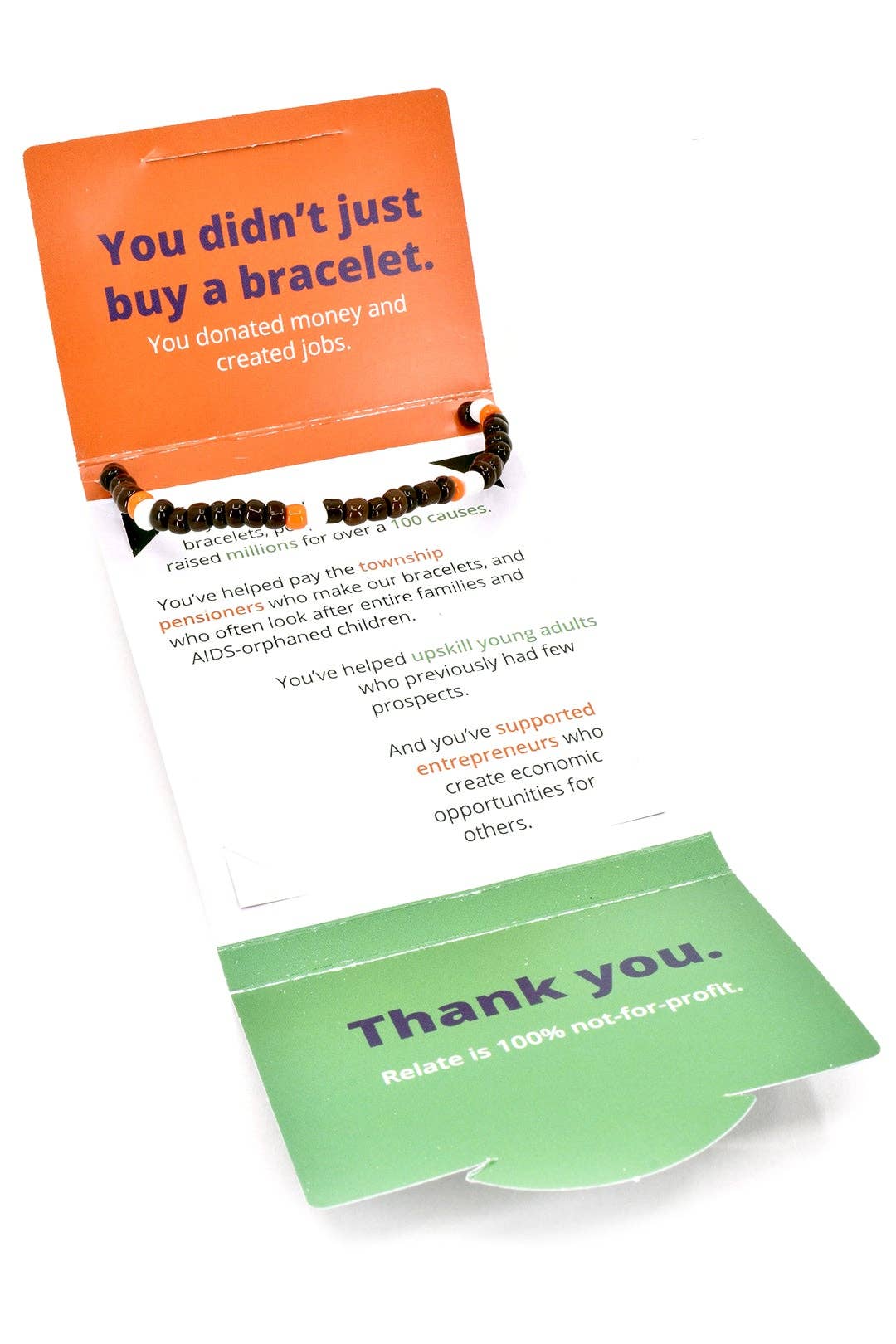 Leave a Legacy in Africa Relate Cause Bracelet: SACB01F-3  Large