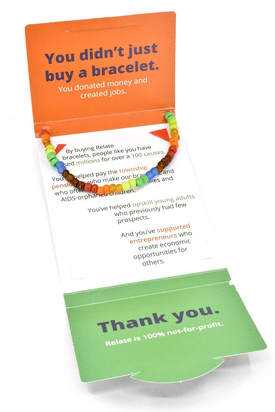 Protect a Child from Malaria Relate Cause Bracelet: SACB01H  Small Bracelet