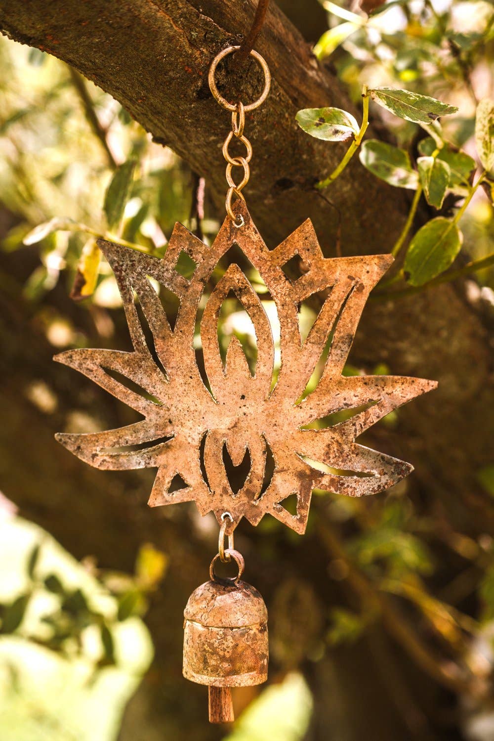 Hand Cut Lotus Chime