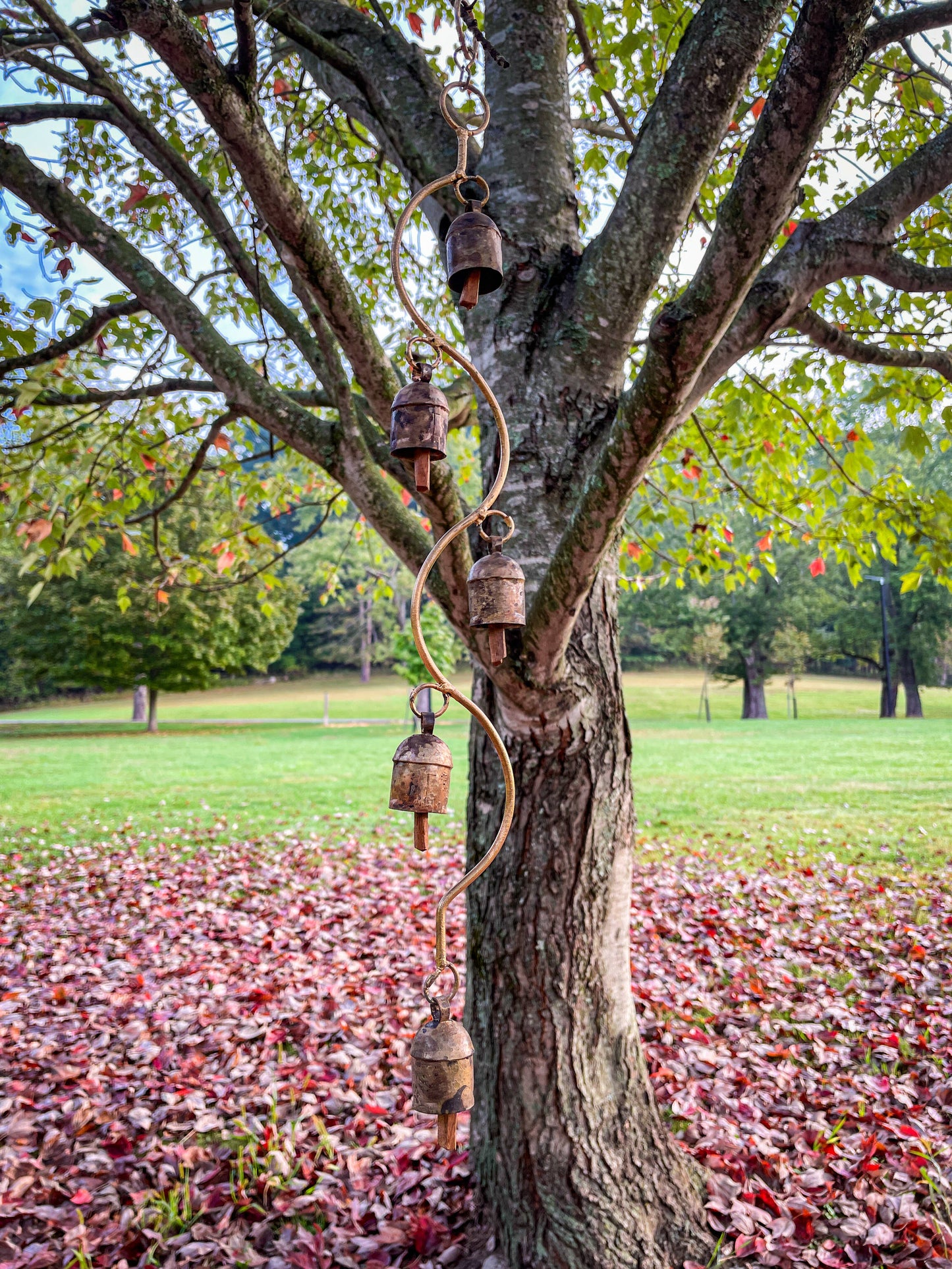 Curved Stem Bell Wind Chimes