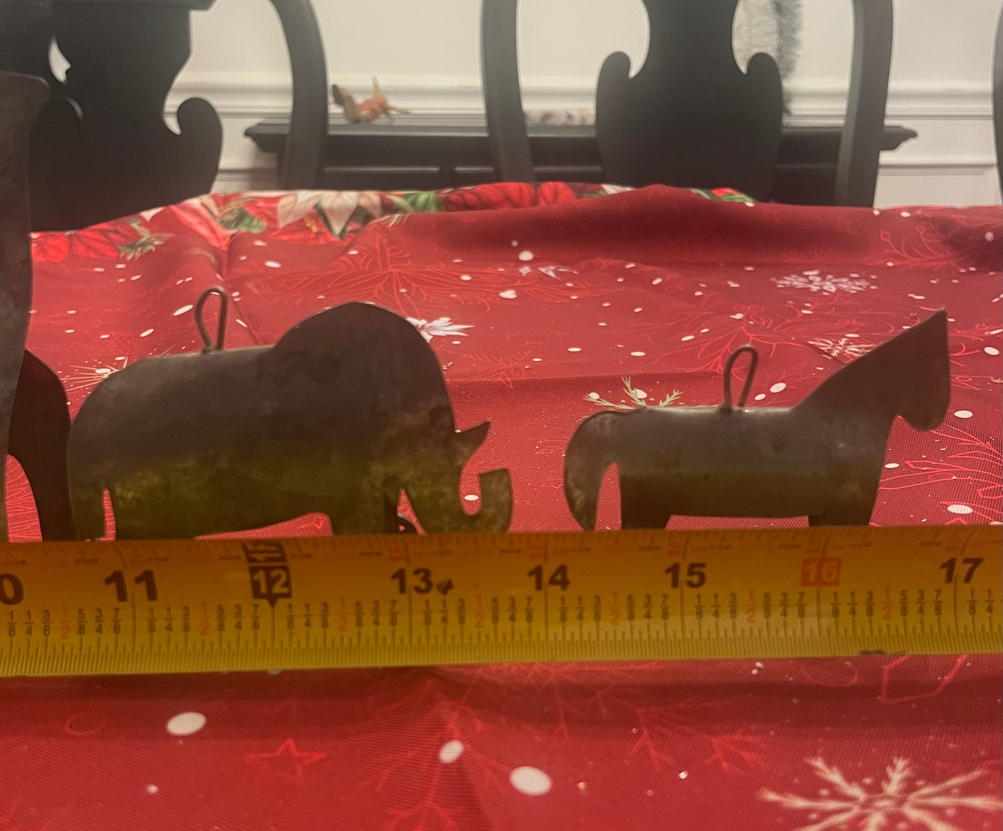 Antique tin animal toys/ornaments