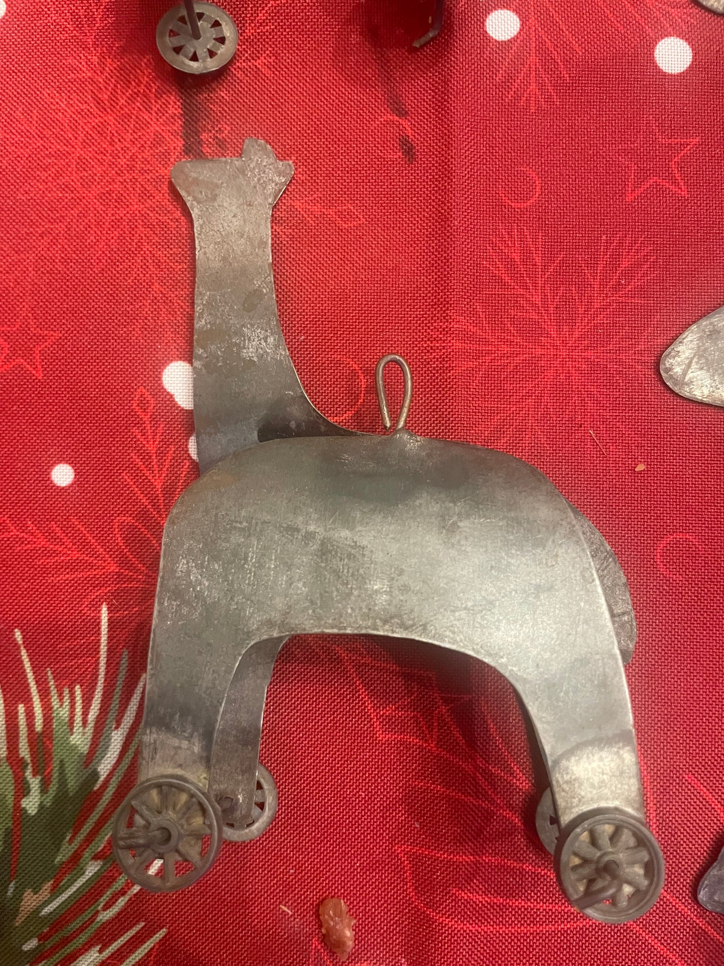 Antique tin animal toys/ornaments