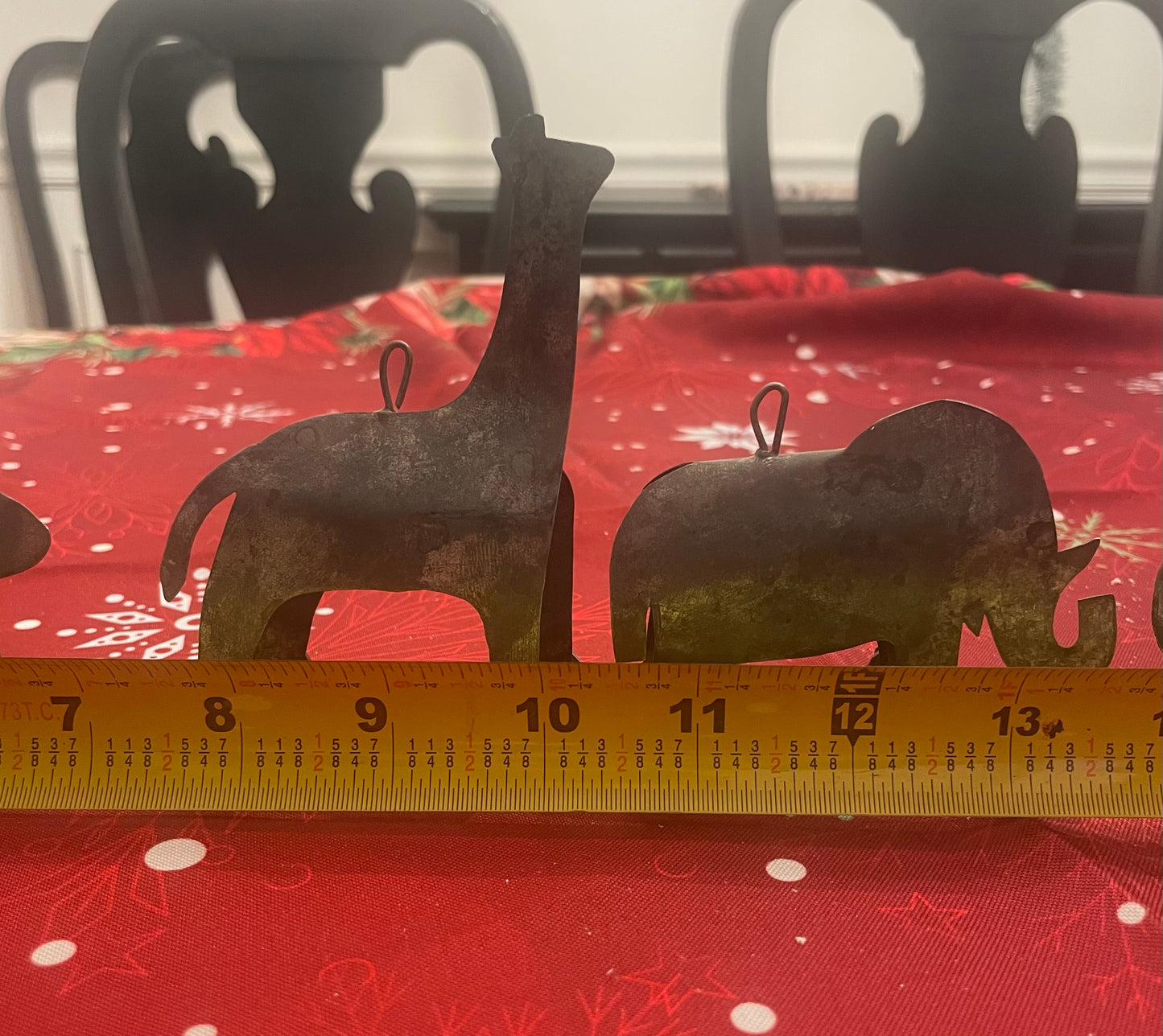 Antique tin animal toys/ornaments