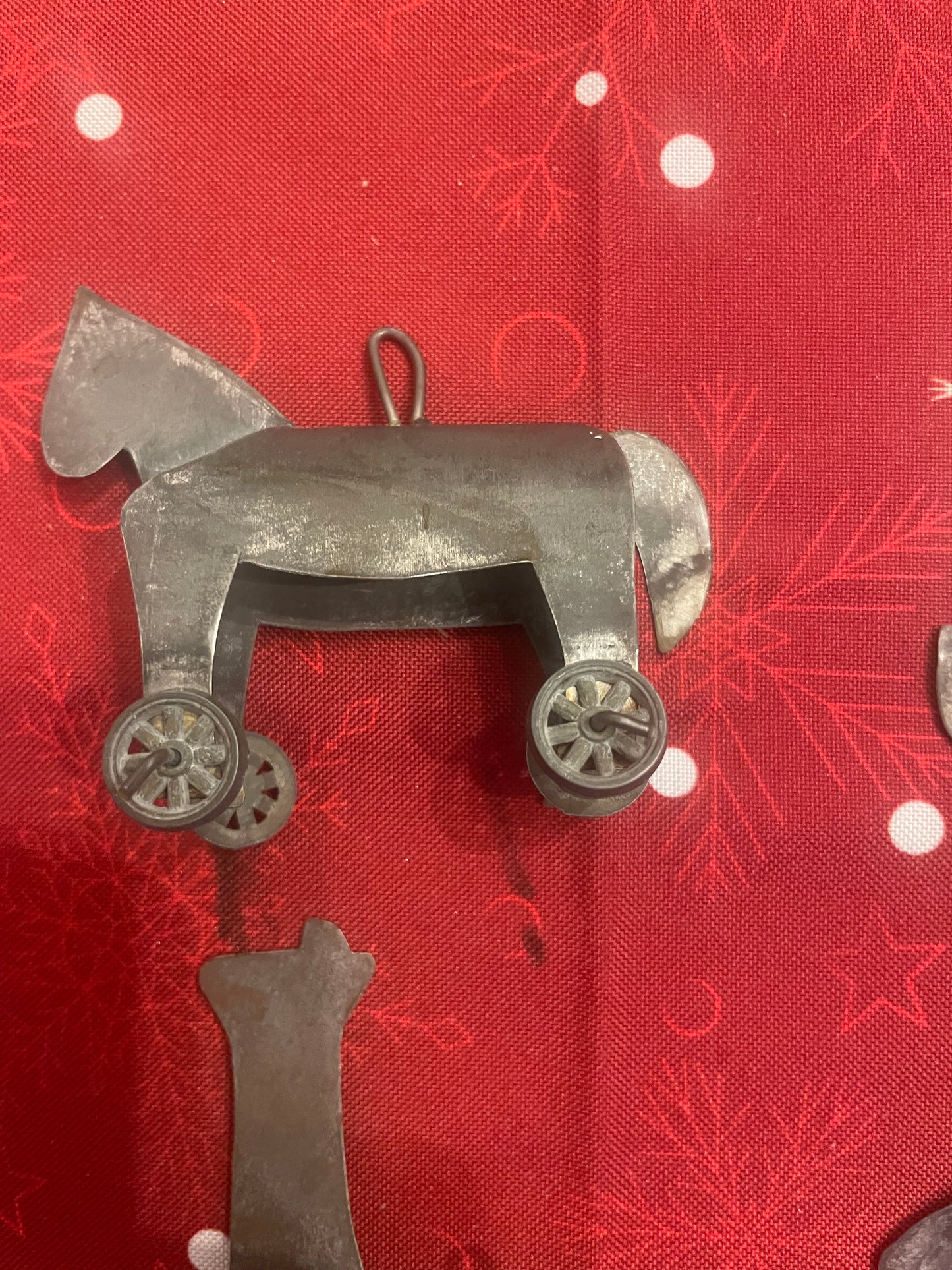 Antique tin animal toys/ornaments