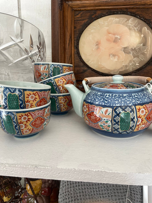 Vintage Arita Ware Porcelain Tea Set
