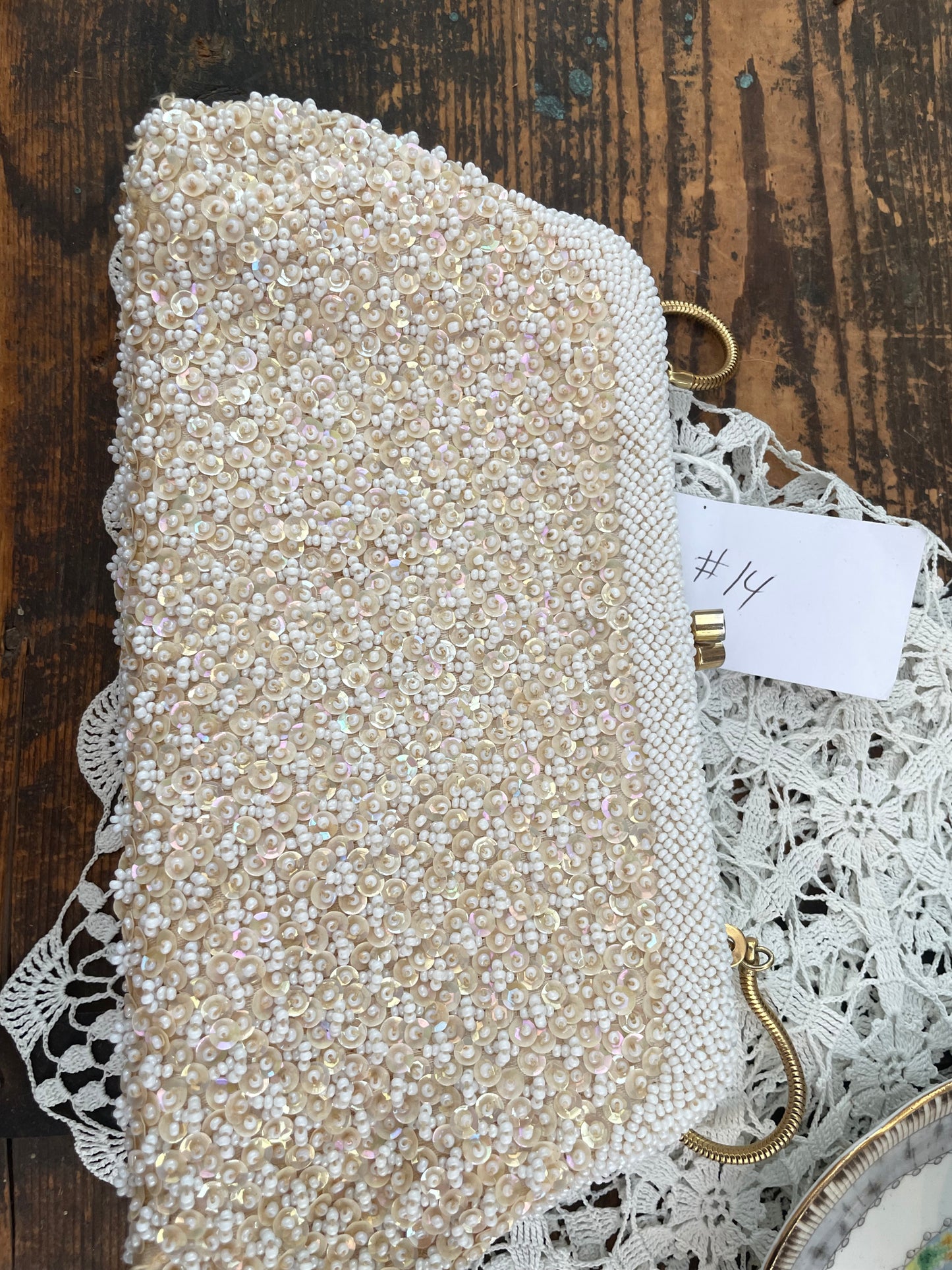 Vintage Beaded Clutch 50’s-60’s