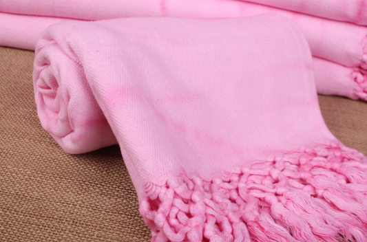 Organic Cotton Turkish Towel Pink