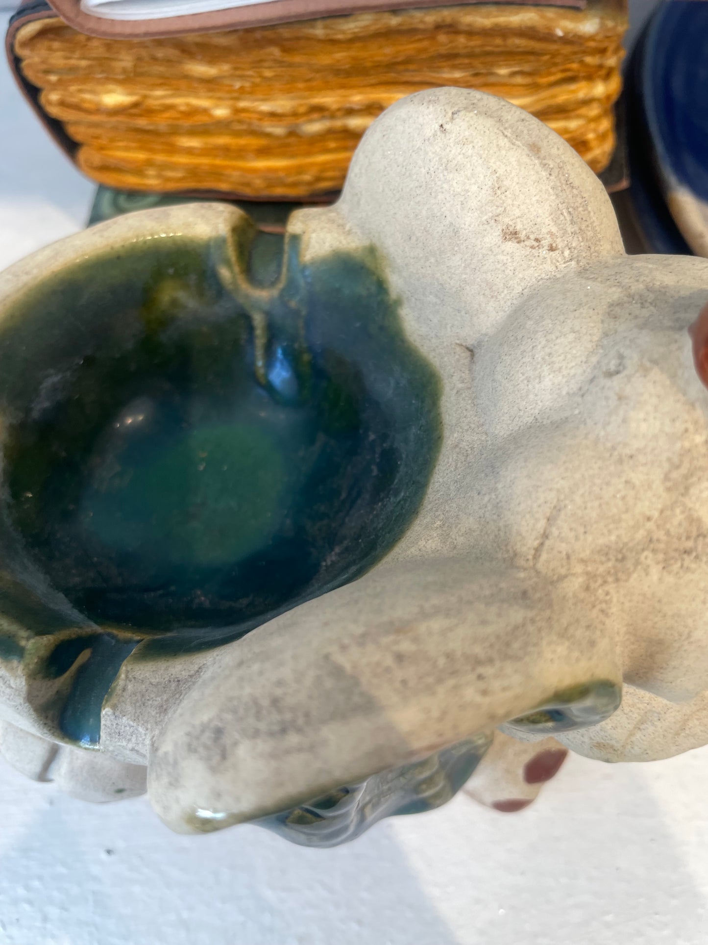 Vintage Ceramic Elephant Ashtray