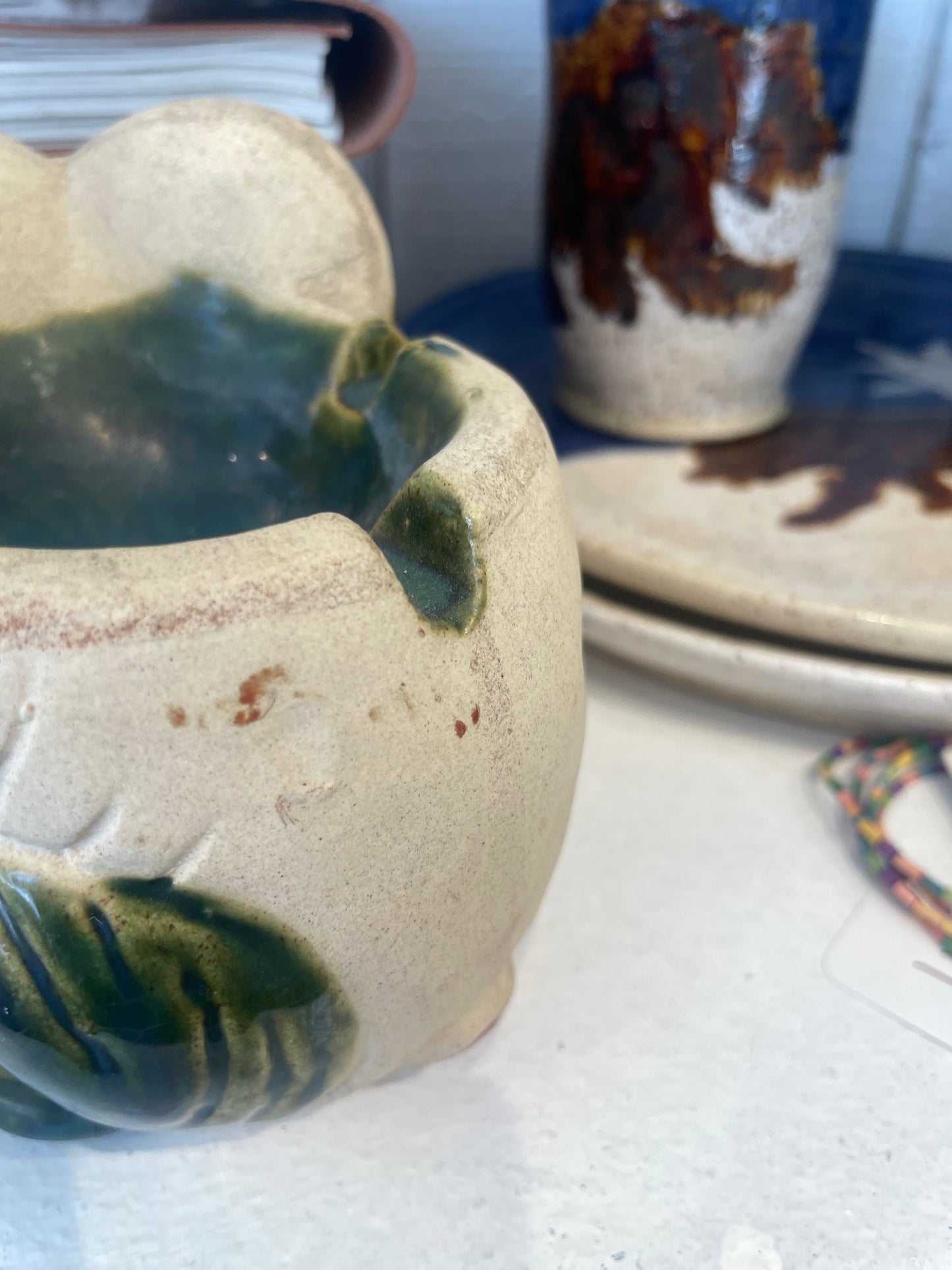 Vintage Ceramic Elephant Ashtray