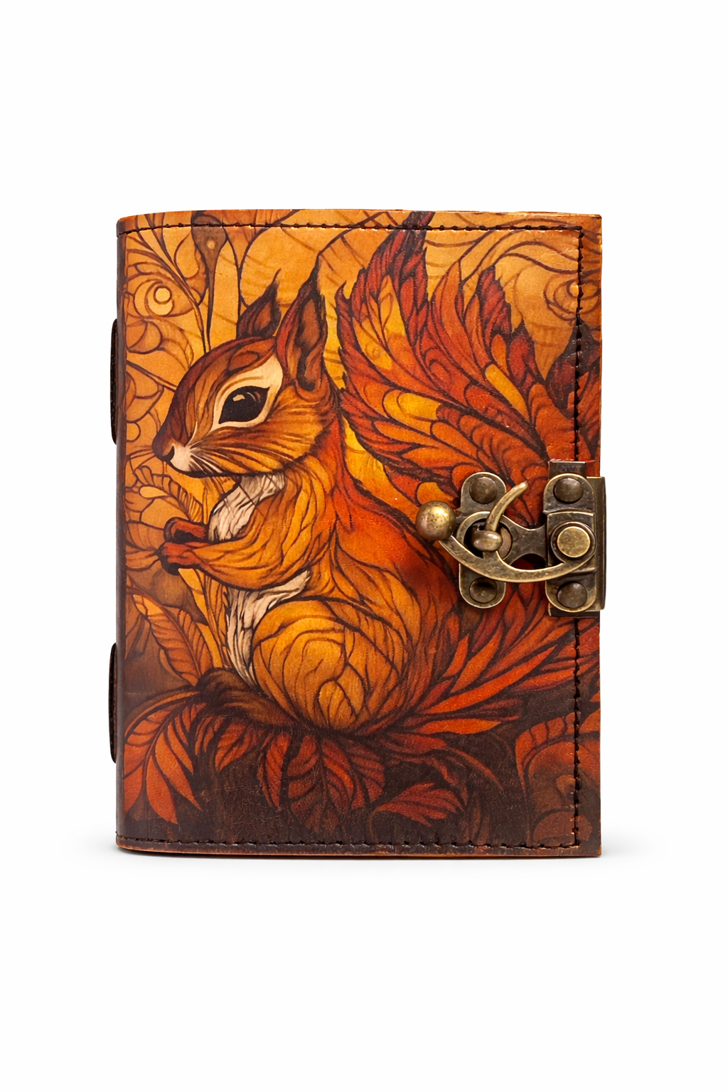 Leather Journal Squirrel